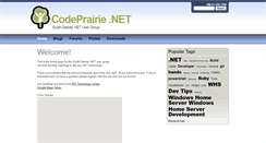 Desktop Screenshot of codeprairie.net